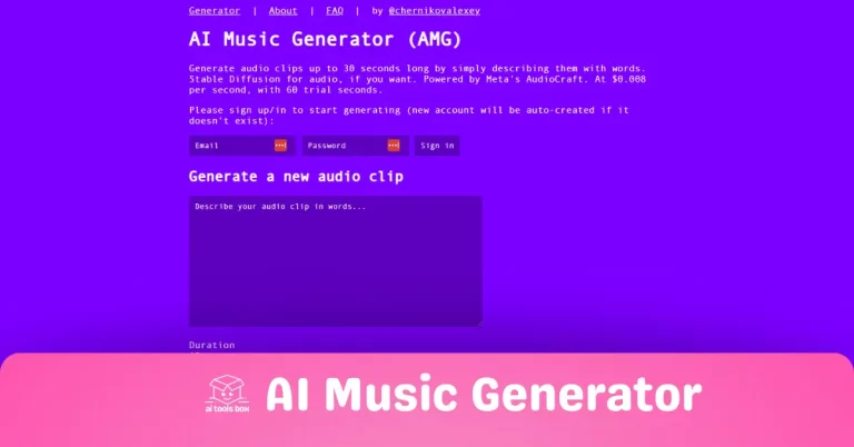 AI Music Generator (AMG)