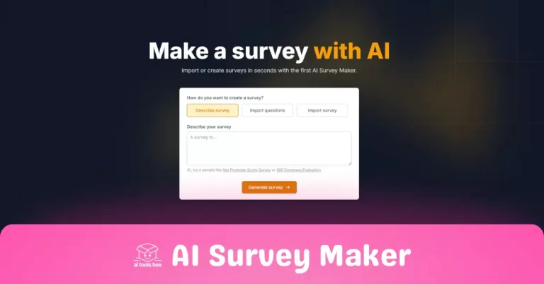 aitoolsbox-AI Survey Maker