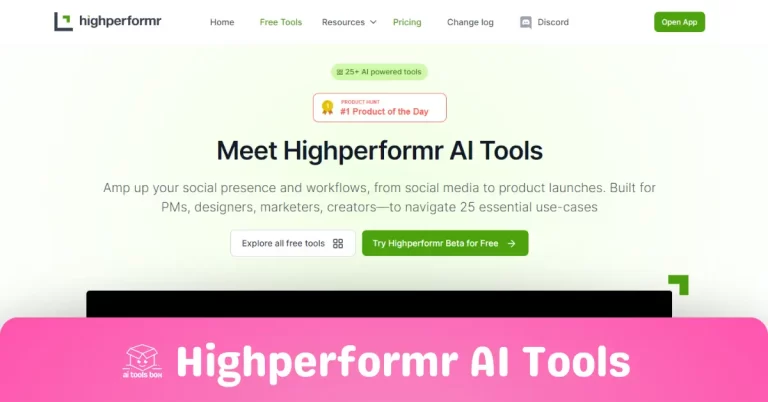 aitoolsbox-Highperformr AI Tools