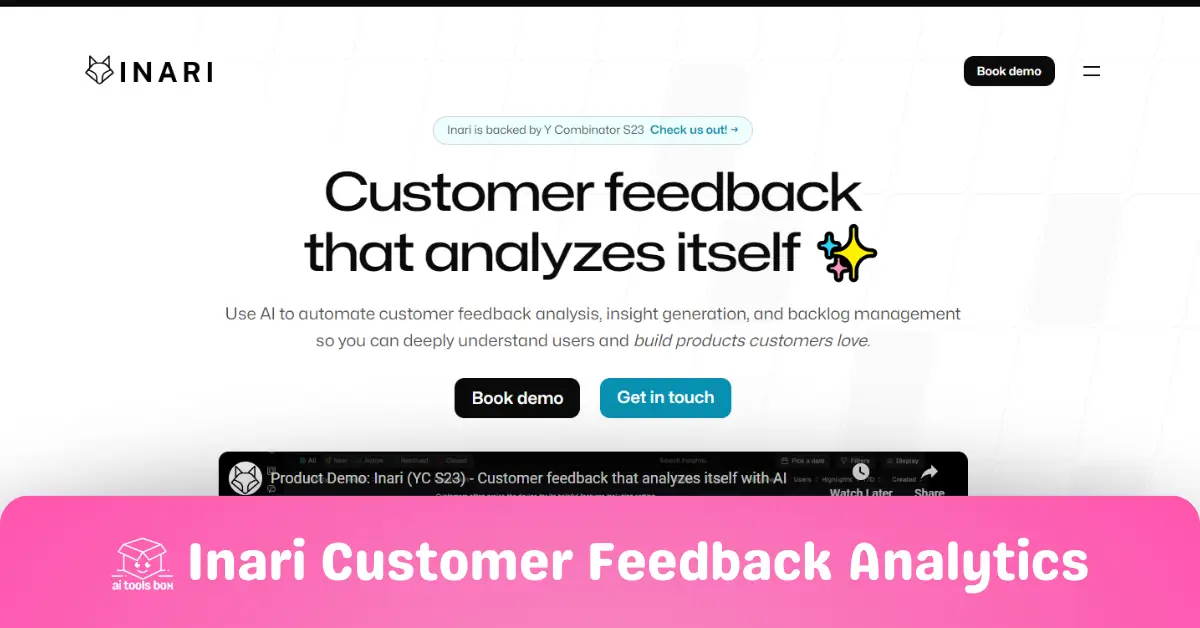 aitoolsbox-Inari Customer Feedback Analytics