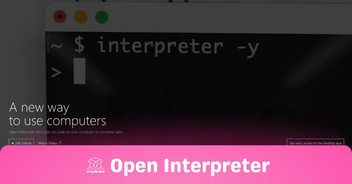 aitoolsbox-Open Interpreter