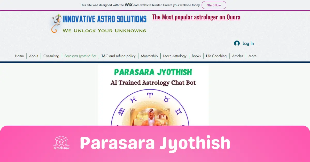 aitoolsbox-Parasara Jyothish