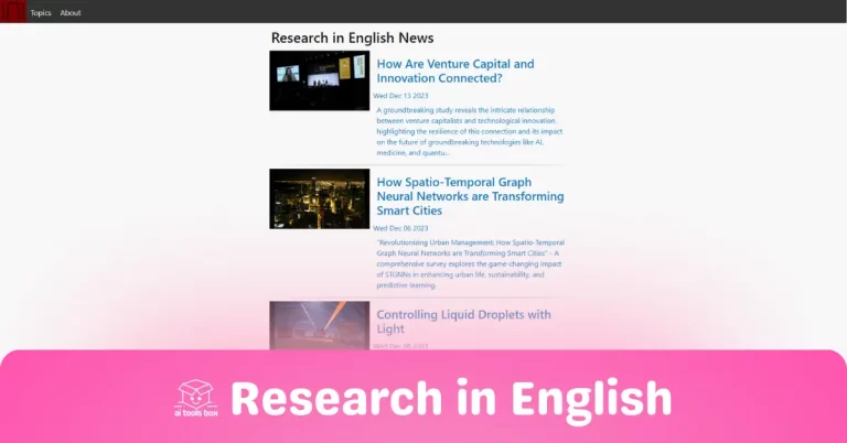 aitoolsbox-Research in English