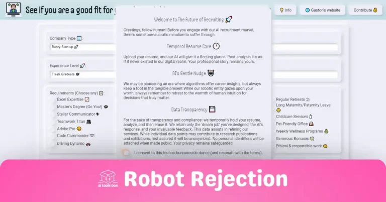 Robot Rejection