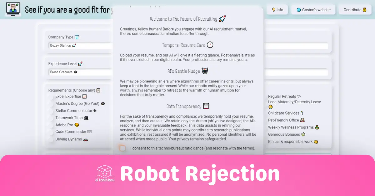 Robot Rejection