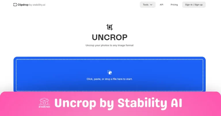 aitoolsbox-Uncrop by Stability AI