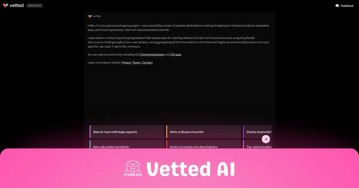 aitoolsbox-Vetted AI
