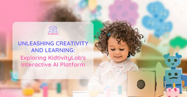 Unleashing Creativity and Learning Exploring KidtivityLab's Interactive AI Platform